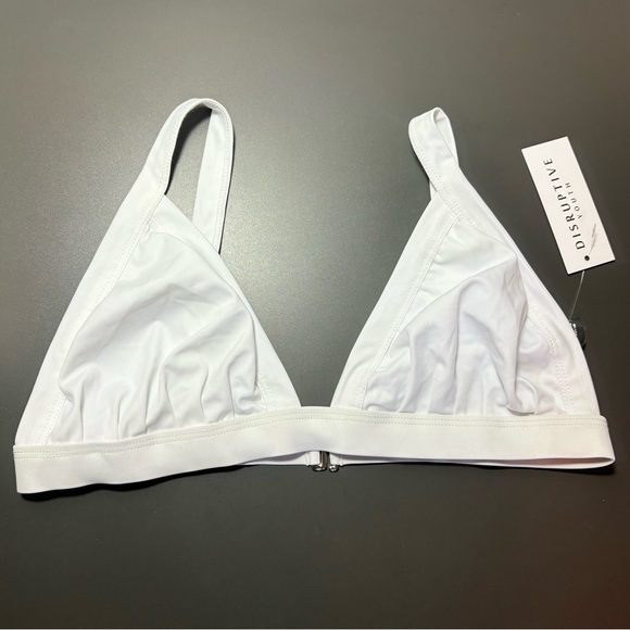 DISRUPTIVE YOUTH White Bikini Top - Picture 4 of 10